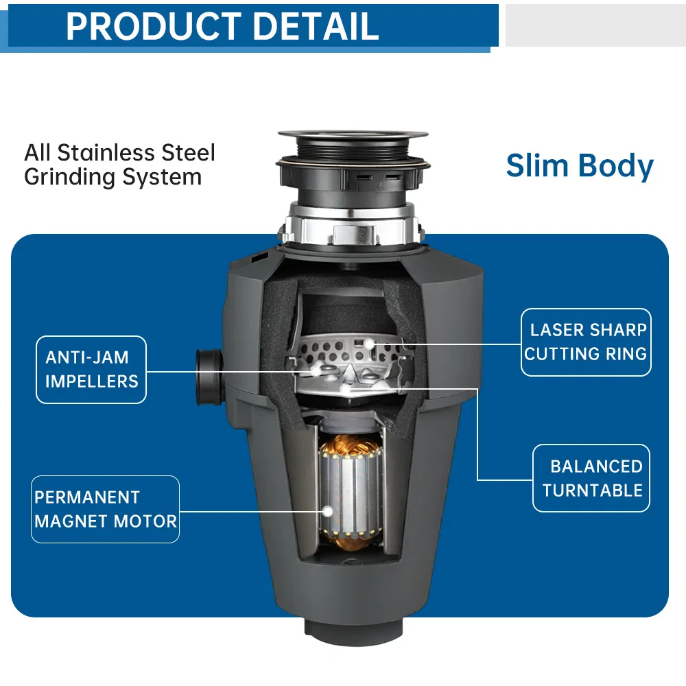 Kitchen Compost Machine Organic Fertilizer Machinery Food Waste Disposer Garbage Disposals