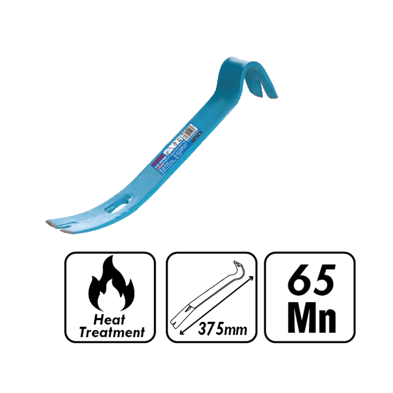 Fixtec Wrecking Pinch Crow Heavy Duty 24" 36" Wrecking Bar with Flat Groove Body Nail Puller