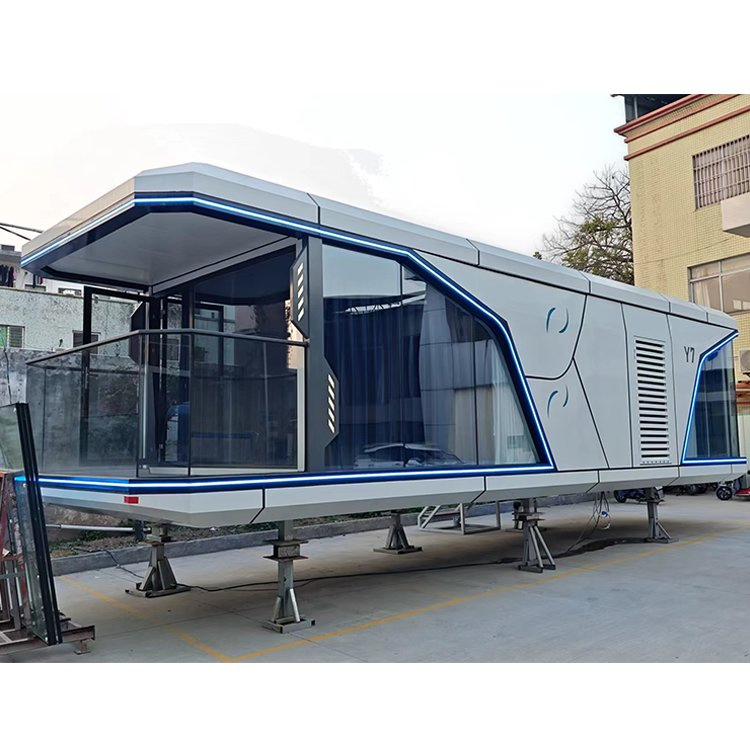 Luxury Tiny Cabin Hotel Villa Home Prefab Capsule House with 2 Bedroom/Kitchen/Bathroom