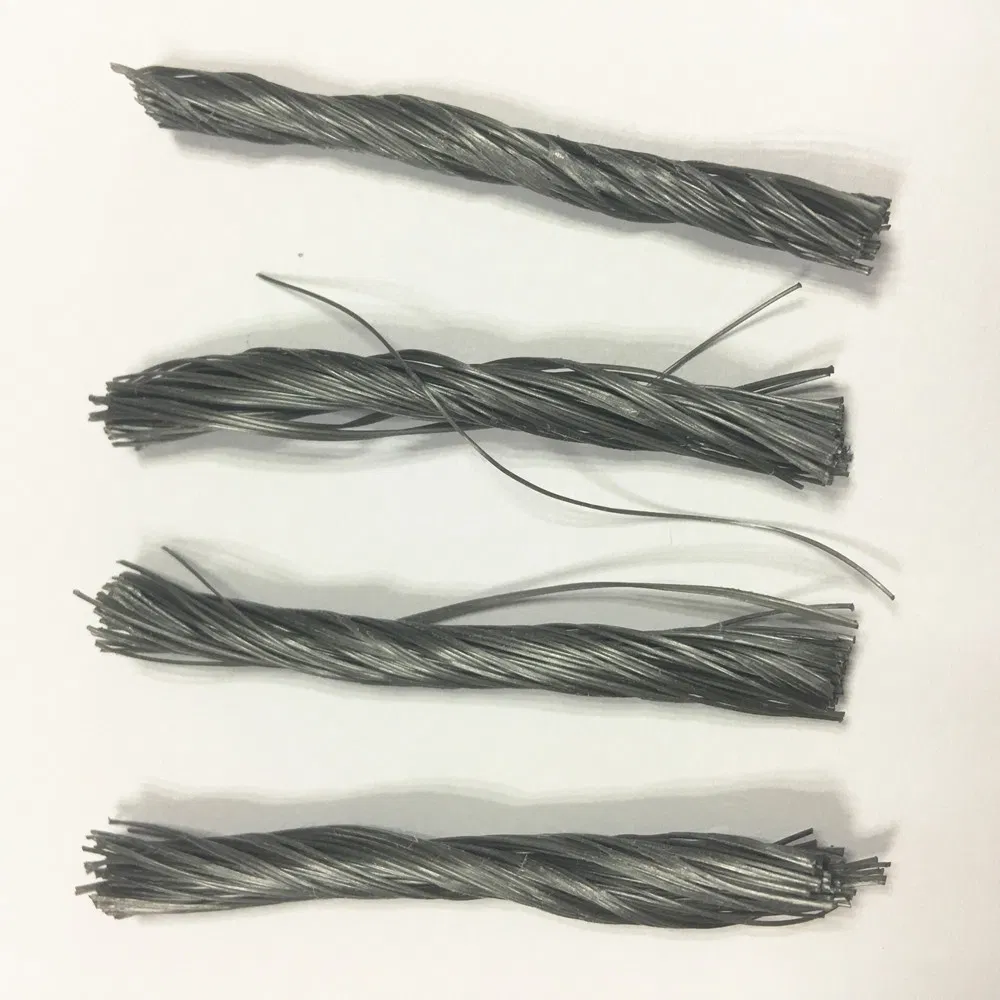Copolymer PP Macro Synthetic Reinforcing Fibre Twisted Bundle
