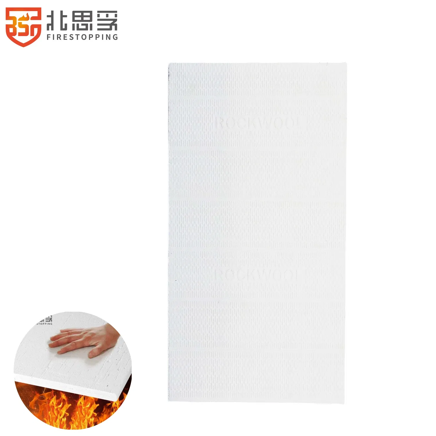 on Sale in EU Fireproof Insulation Rock Wool Board for Constriction Floor