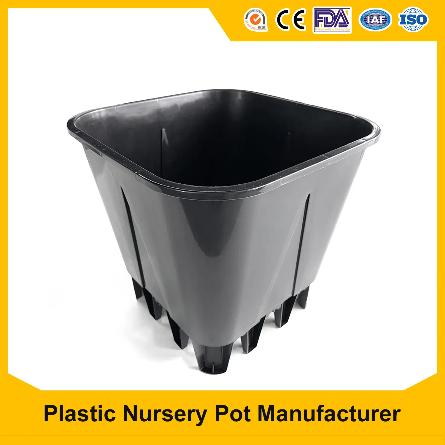 Garden Furniture 30 Liter Blueberry Square Pot Planting Nursery Pot for Growing Blueberry