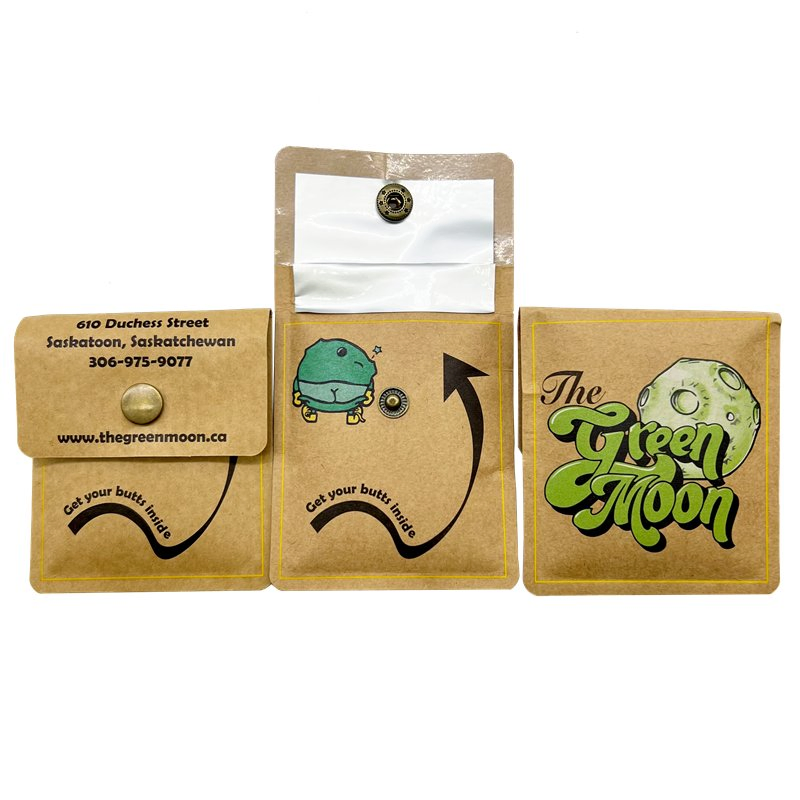 New Trend Environmental Protection Custom Logo Portable Pocket Ashtray Bag Pouch