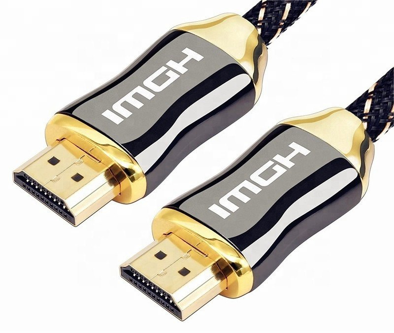 High speed 4K 3D nylon braid high quality 1080P/2160P HDMI cable for HDTV/laptop computer