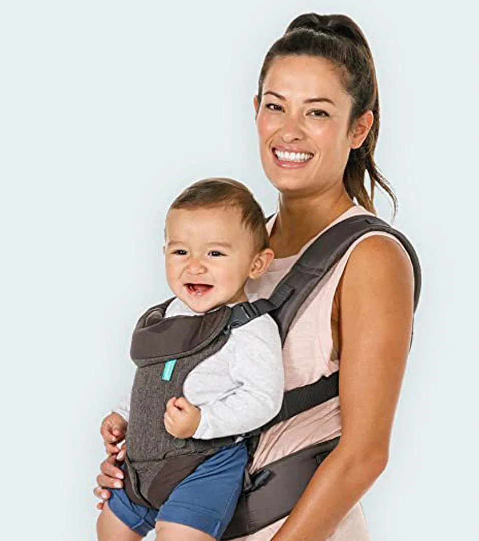 Ergonomic Convertible Face-in and Face-out Back Carry Cozy Newborn Baby Wrap Carrier