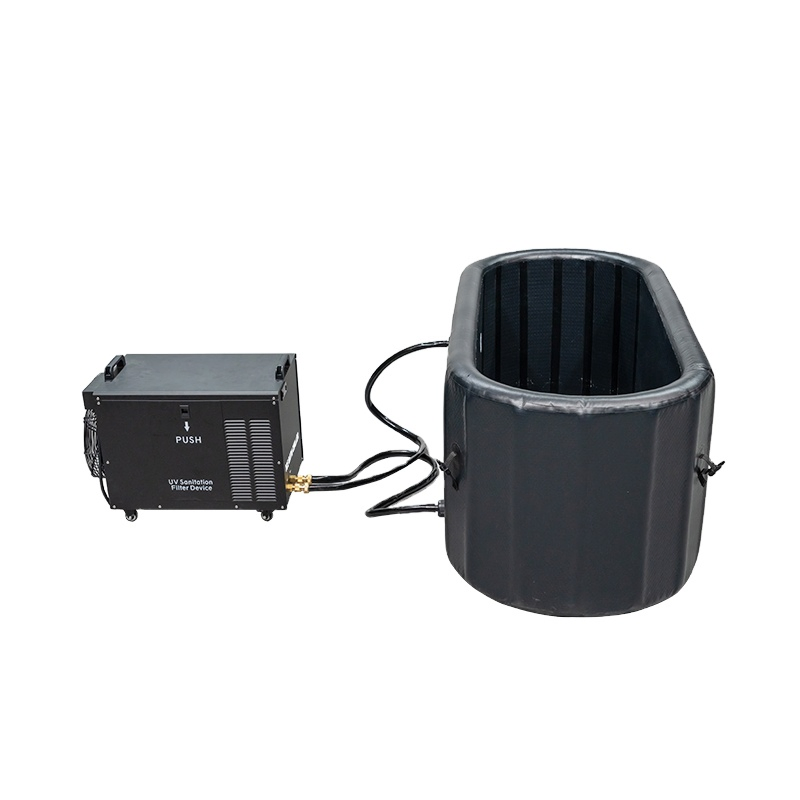 Надувная ледяная ванна с чиллером для криотерапии