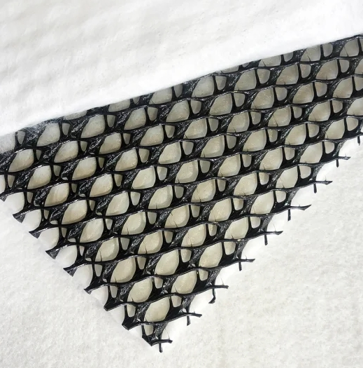 Geotextile Drainage Layer Black 3D Geotextile Composites Drainage Net for Artificial Turf Grass Geotextile Drainage Net
