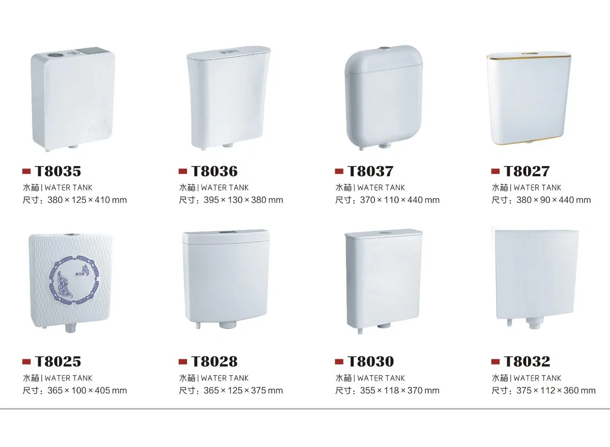 Flush Plastic Toilet Cistern Portable Cheap High Water Pressure Squat Wall Mounted Wc Bathroom Sanitaryware Water Tank for Bathroom