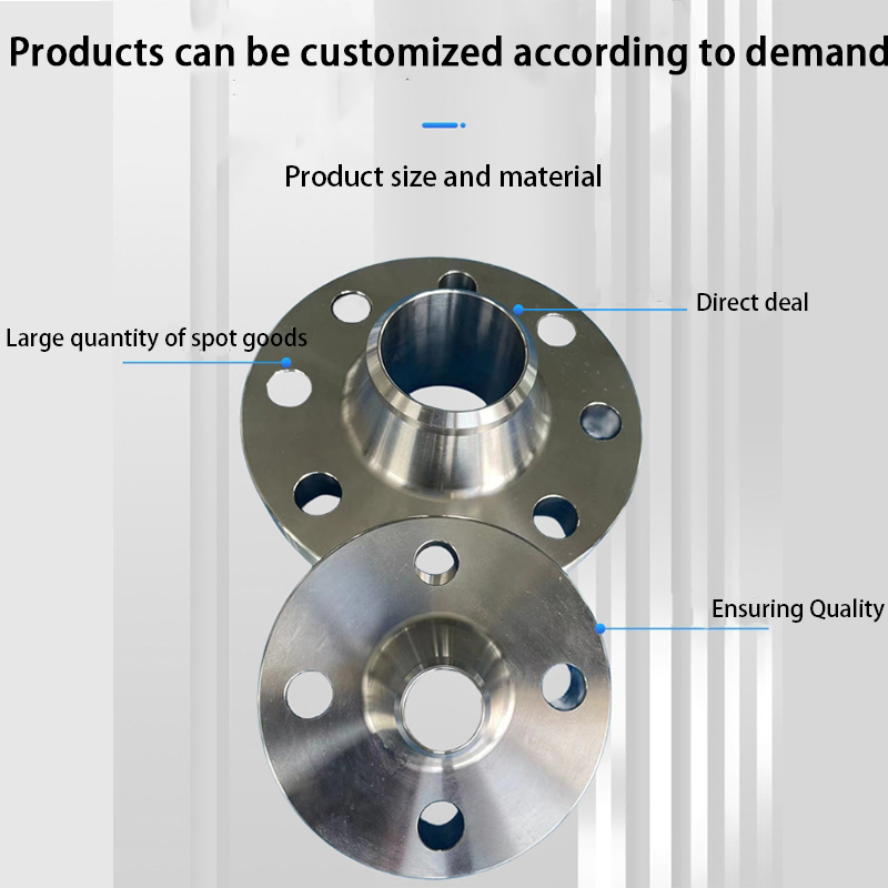 316L Stainless Steel High-Pressure Belt Neck Flat Welding Flange