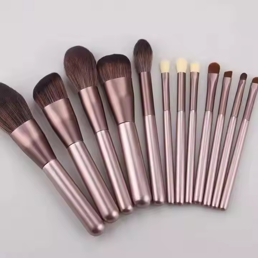12 PCS Cosmetic Storage Bags Bucket Makeup Artists Brush Set