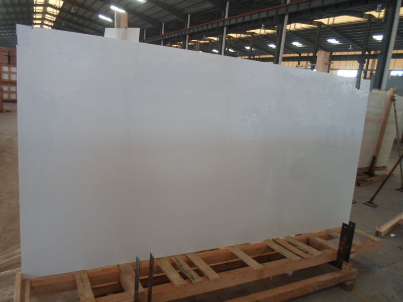 Artificial Stone Super white Nano crystallized Glass Tiles for interiors/indoor floor wall