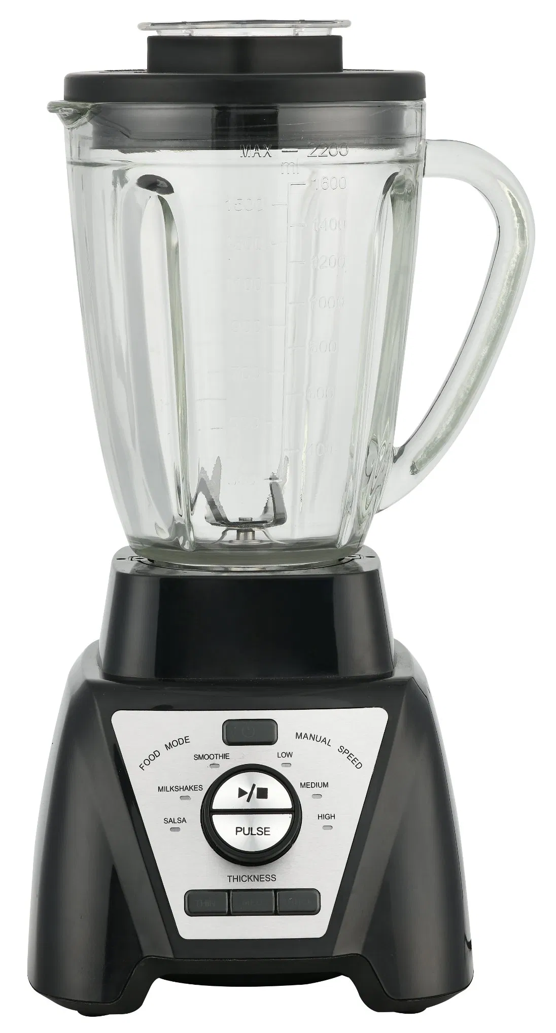 High Quality Powerful Motor Commercial Blender 1.5L Fruit Juicer Glass Jar