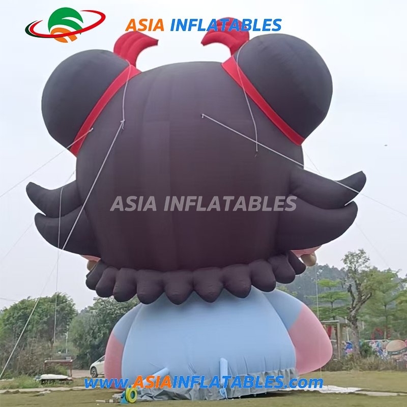 Outdoor Giant Nezha Dragon Prince Inflatable Advertising Characters Display with LED Lighting