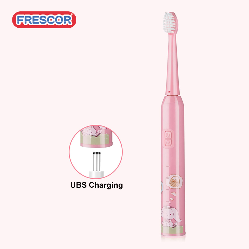 FDA Ipx7 Rechargeable Silicone Kids Sonic Toothbrush Baby Electric Toothbrush for Children