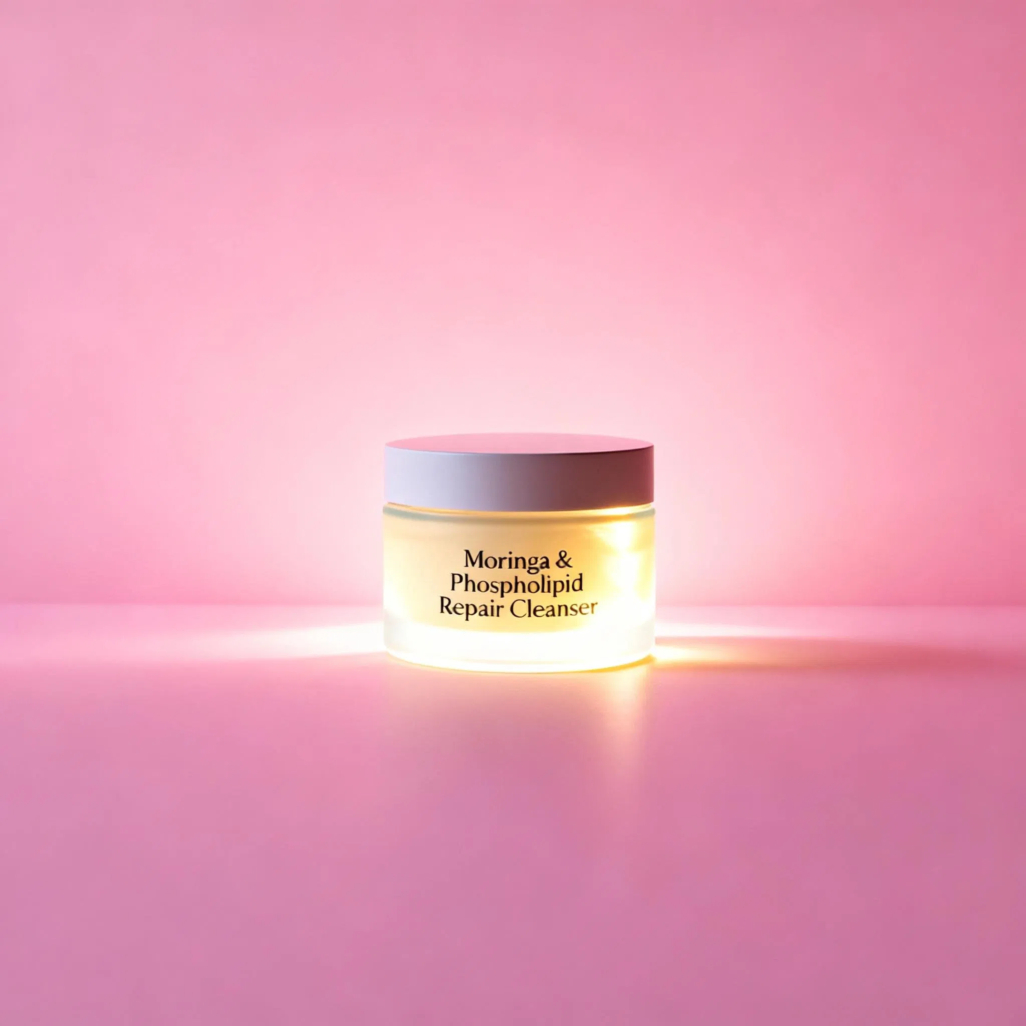 Luxury Non-Stripping and Anti-Redness Face Cleanser with Moringa Seed Extract and Bisabolol for Post-Cleansing Comforted