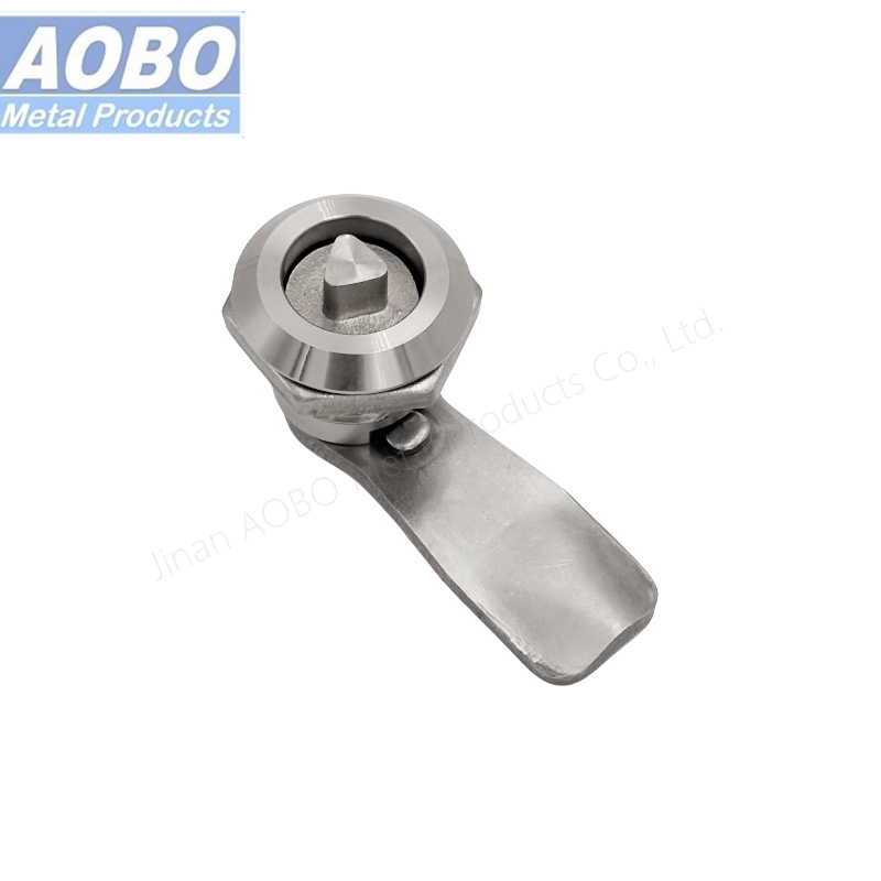 Aobo Factory Lost-Wax Casting Distribution Cabinet Door Panel 7 Triangular Lock Core Quarter Turn SS316 Cam Lock
