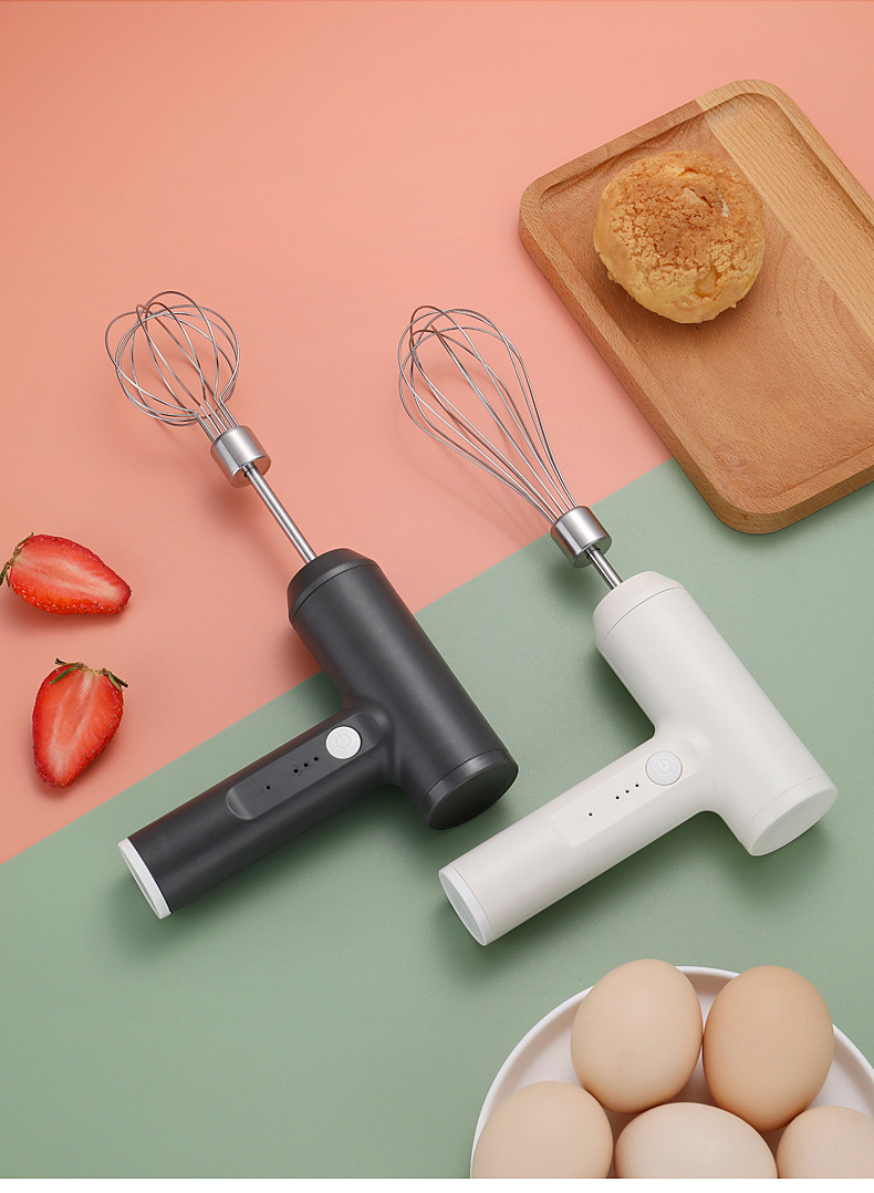 Custom Logo Portable Automatic Battery Kitchen Tabletop Tools Electric Egg Beaters Handheld Foam Electric Coffee Milk Frother