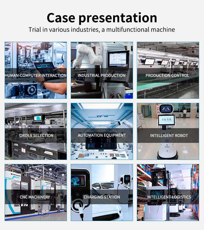 Portable Monitor 4K Touch Screen IPS Industrial Touch Screen Monitor with PC 10.1 13.3 15.6 Inch Touch Screen Monitor