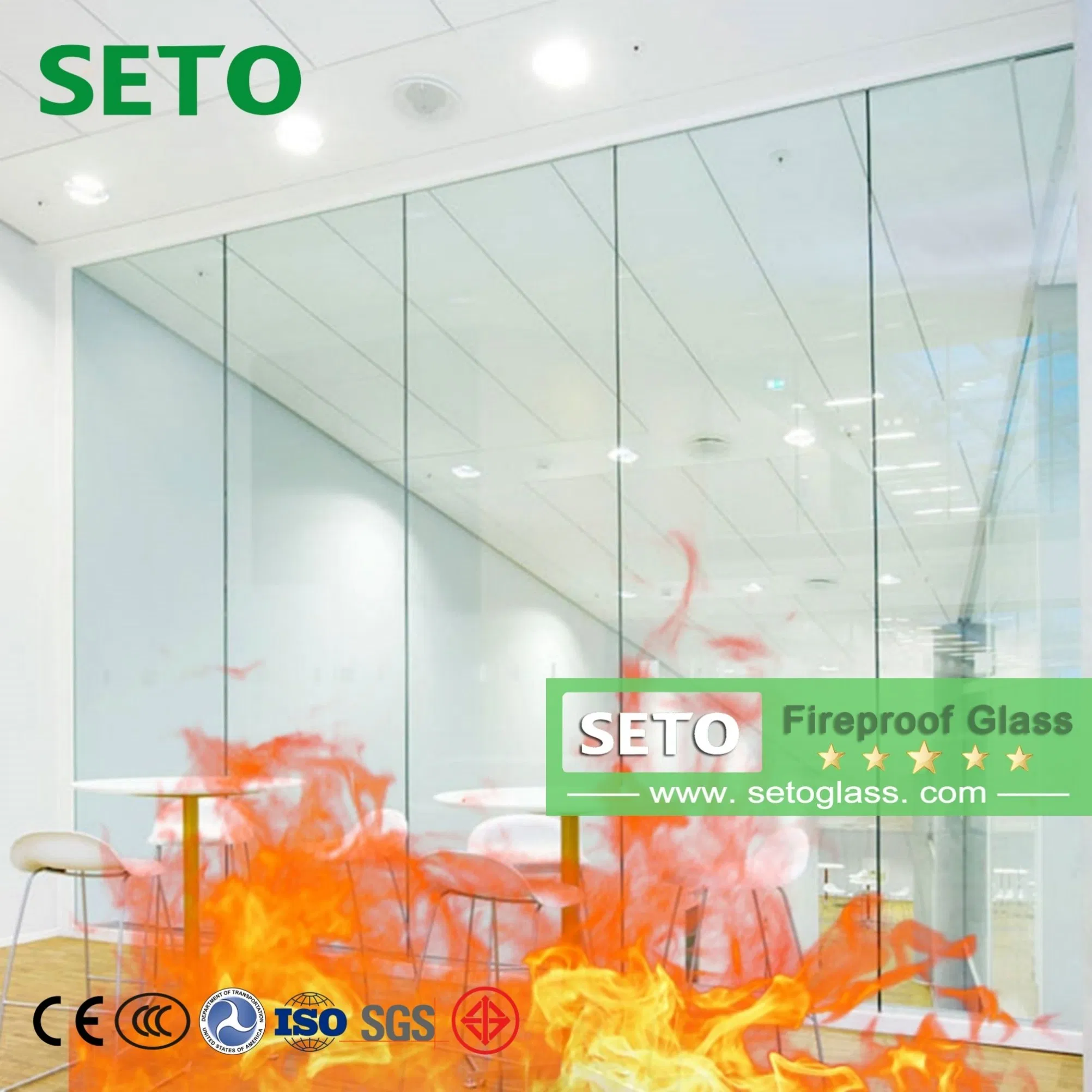 Warehouse Sales Fireproof Glass for Building Laboratory Quartz