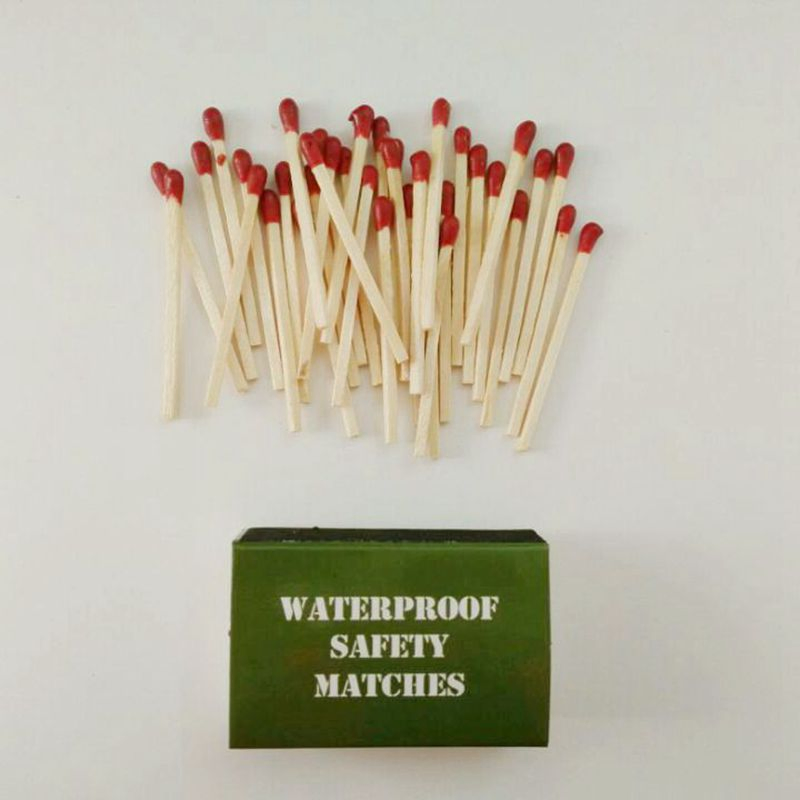 Outdoor Survival Gear Wood Waterproof Matches