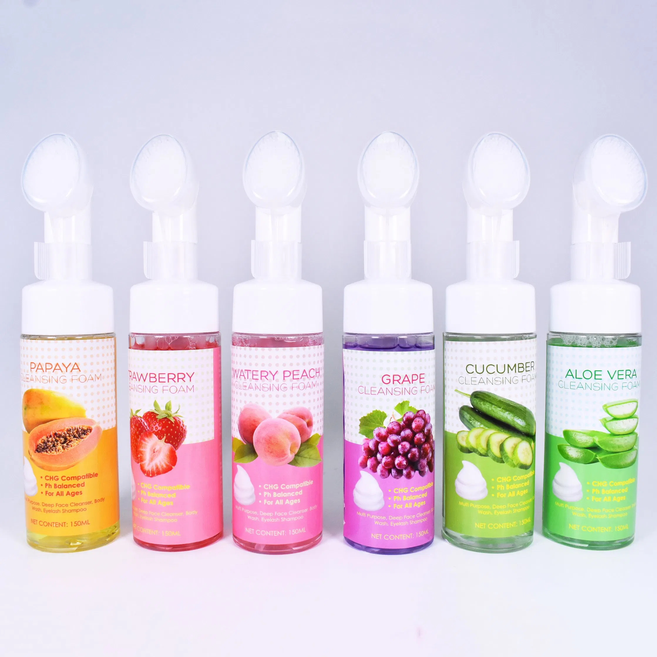Custom Logo Face Wash Private Label Whitening Deep Cleansing Oil Control Skin Repairing Facial Cleanser