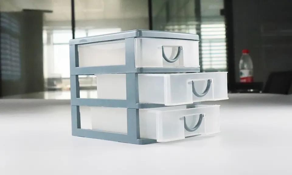 Plastic Convenient Drawer Storage Box Small Desktop Storage Drawers
