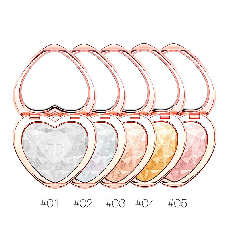 OEM Customized Magic Color Diamond Highlighter 3D Highlighter Blush Powder