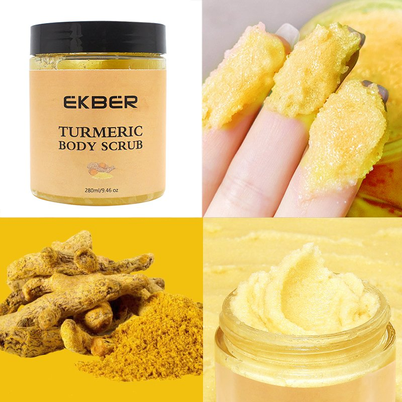 Light Spots Whitening Body and Face Suitable for Summber Turmeric Body Scrub