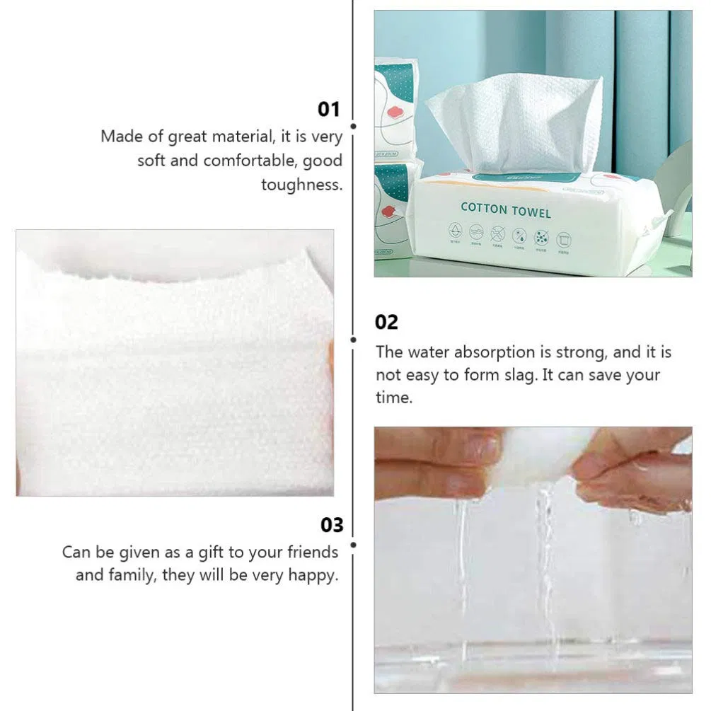 Disposable Face Towel Nonwoven Roll Towel Wipex Baby Dry and Wet Wipe