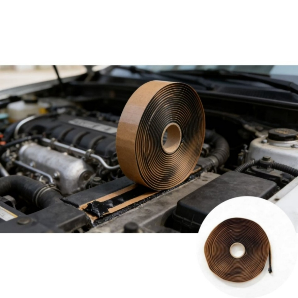 Professional Manufacturer Non-Reactive Butyl Acoustic Tape for Concrete Crack Bridge Sealing