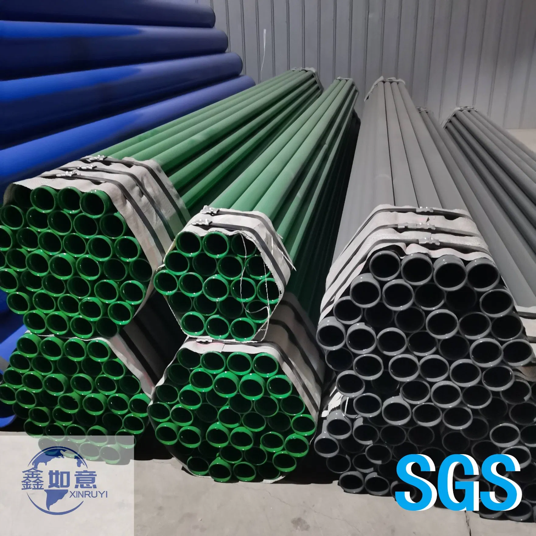 A53 5L a B Varnish and Plastic Spray Painting Tpep, 3PE Coating Composite Steel Pipe for Mining