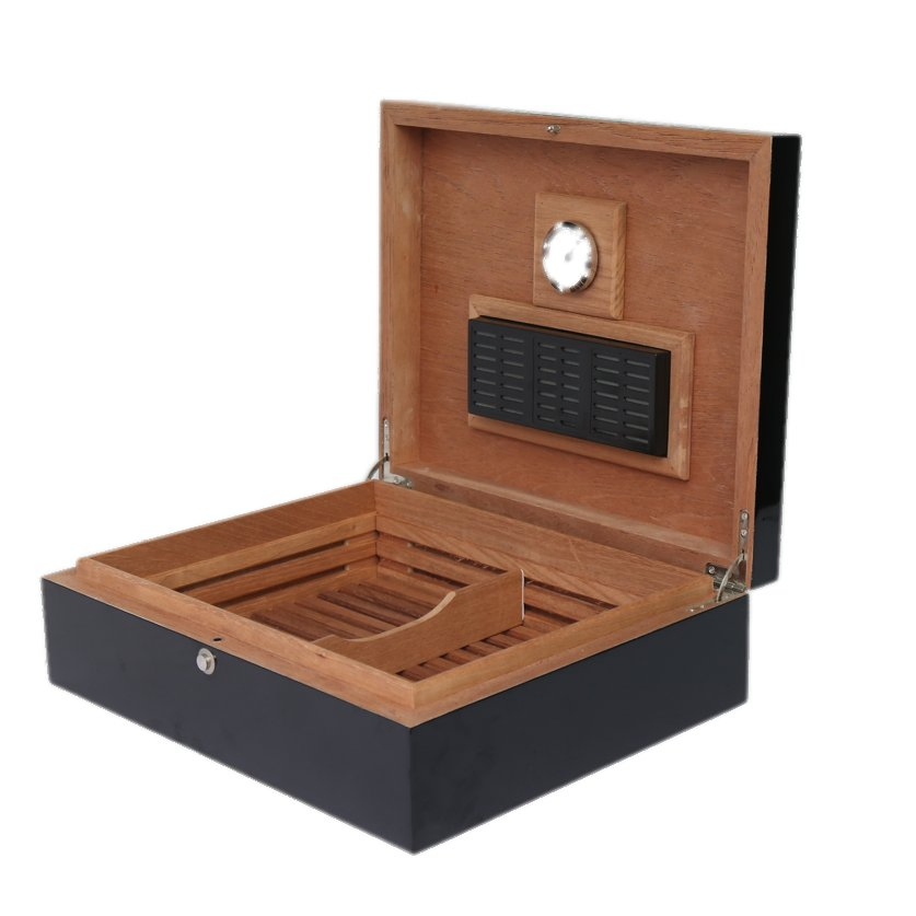 Black Matt New Style Cigar Pacakging Boxes Cigar Collection Box