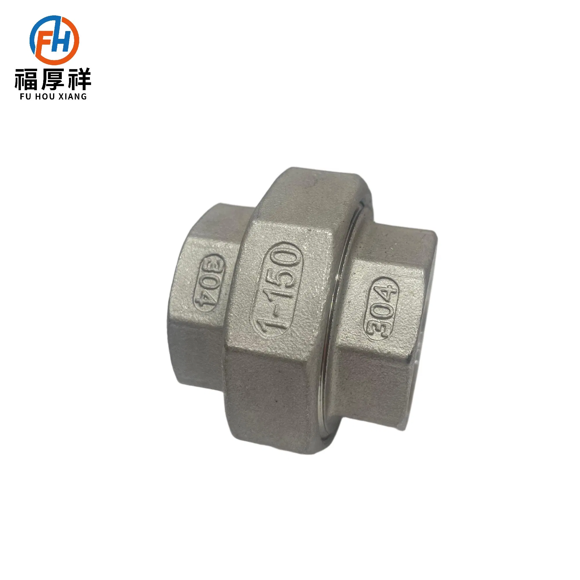 Stainless Steel Pipe Fitting OEM ISO High Pressure Threaded Union for Compression Pipe