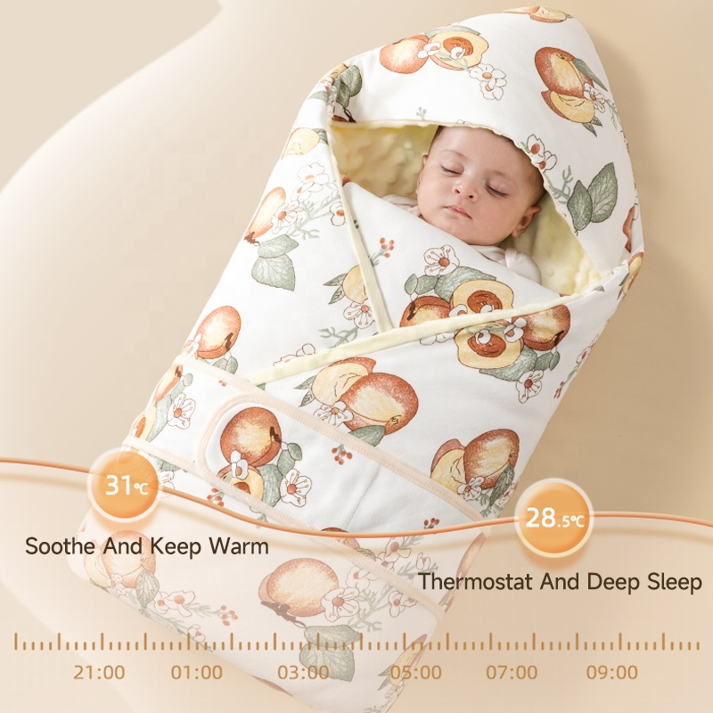 High Quality Baby Cotton Sleep Swaddle Children Toddler Warm Soft Breathable Wrap Blanket Skin-Friendly Baby Soft Swaddle