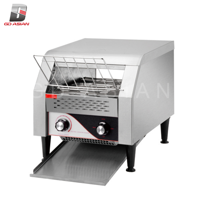 Gdts300 Kitchen Equipment Stainless Steel Front and Back Output Ectric Toaster
