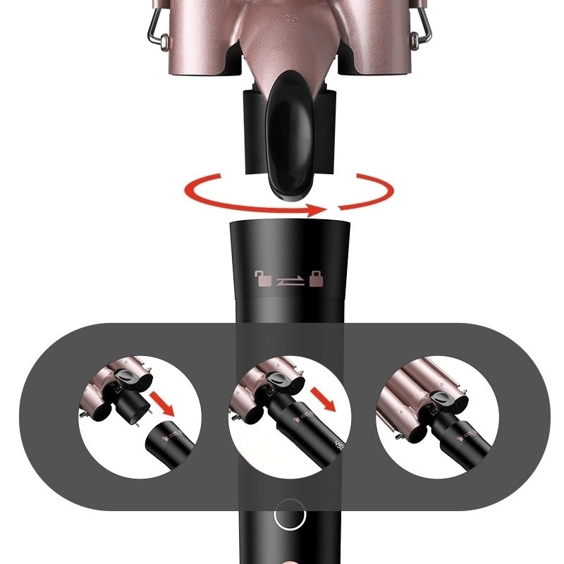 Curling Iron Hot New Multifunctional Curling Iron Liquid Crystal Display Fashionable Hairstyle