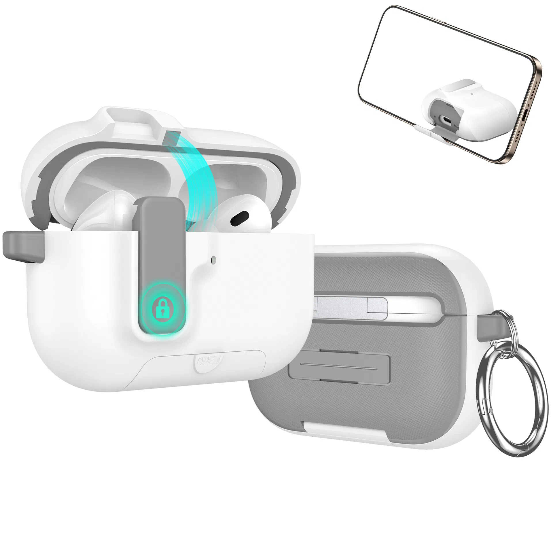 Чехол-пуля для AirPods Pro 3/2, противоударный