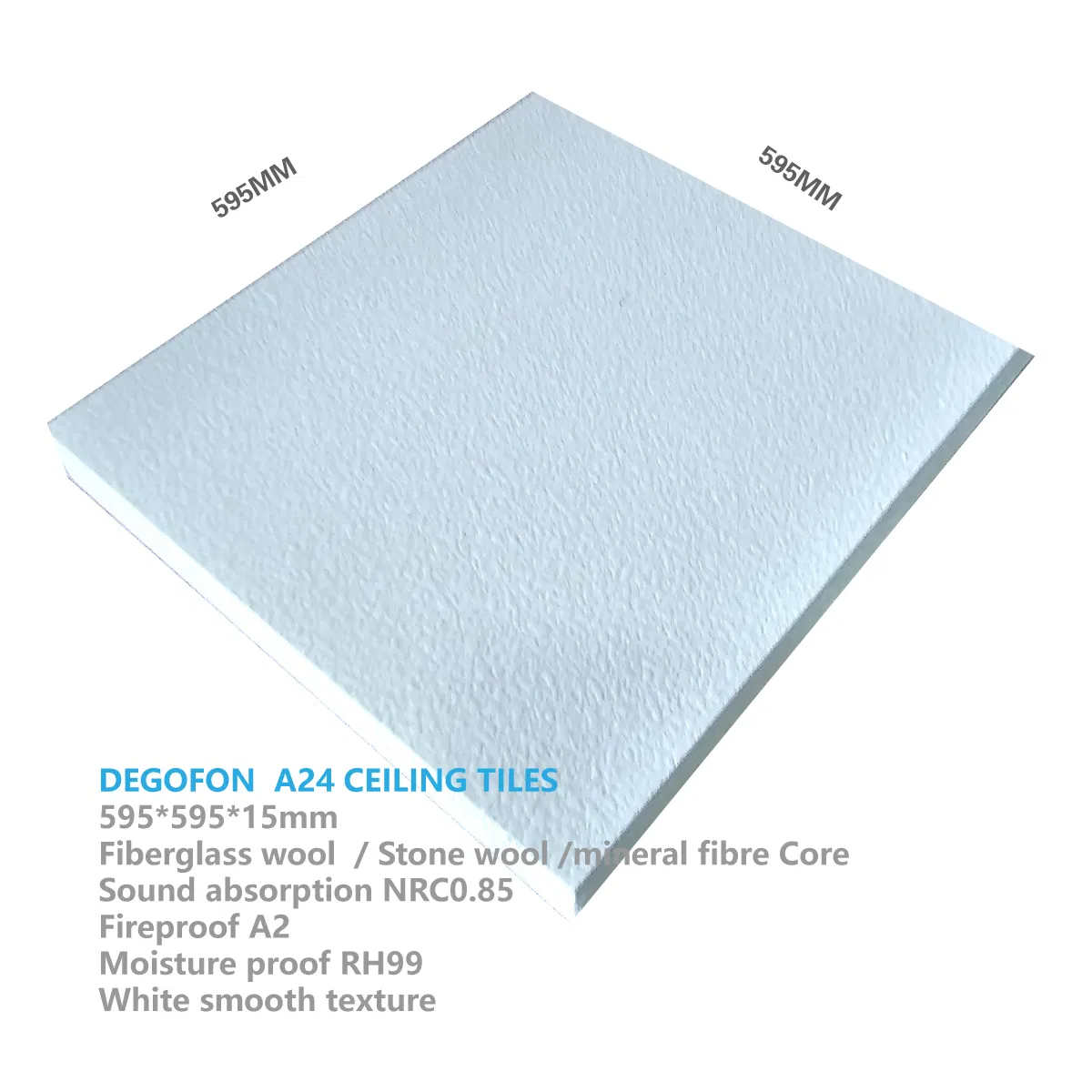 Factory Acoustic 600X600 Ceiling Tiles for School Hospital Building 2024