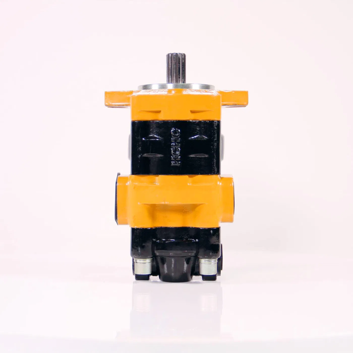 Гидравлический насос для погрузчика, чугунный, двухшестерёнчатый