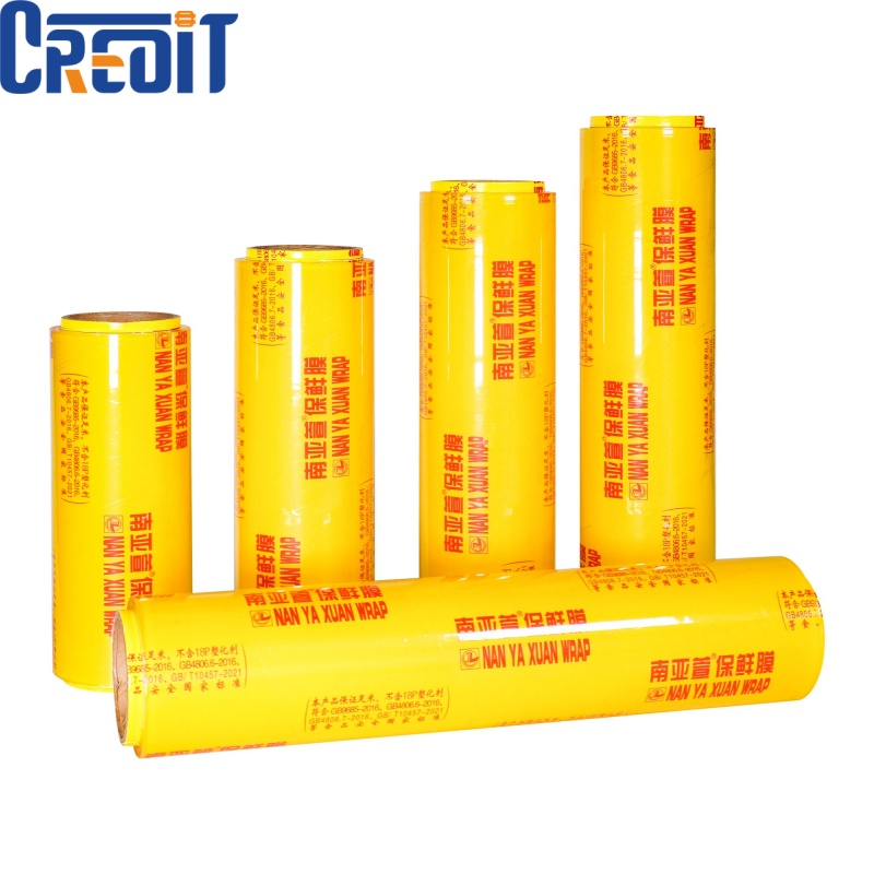 Food Grade Cling Film Anti Fog Packaging Stretch PVC Cling Film