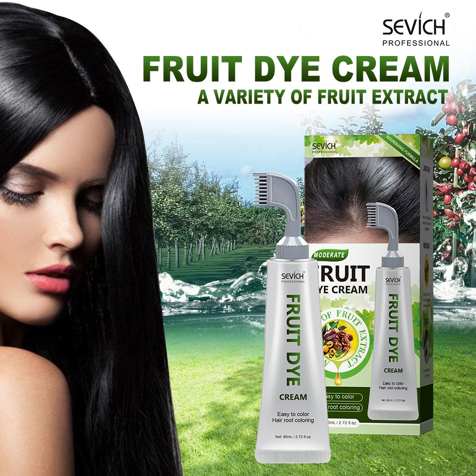 Fruit Dyeing Cream Natural Plant Hair Dye Cream
