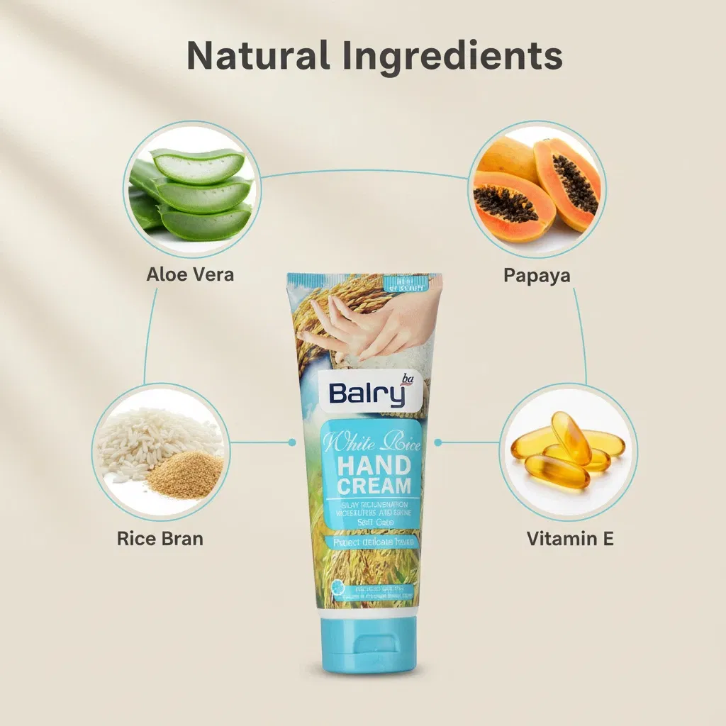 Luxurious Rice Extract Hand Lotion for Deep Moisturization