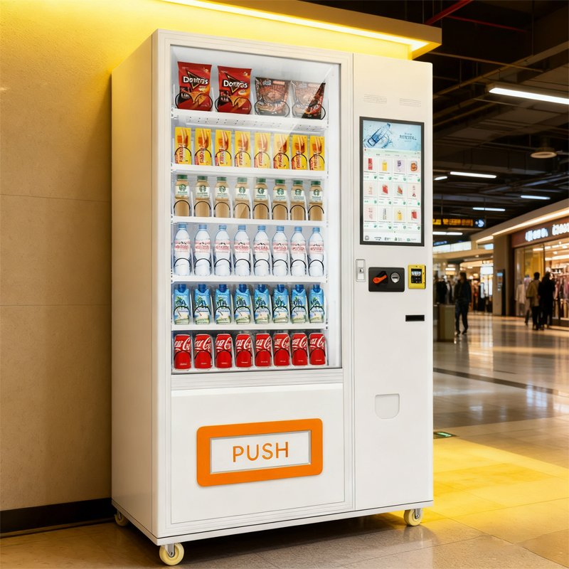 Bandeng Large Inventory Office Dinrk Food Automatic Vending Machine