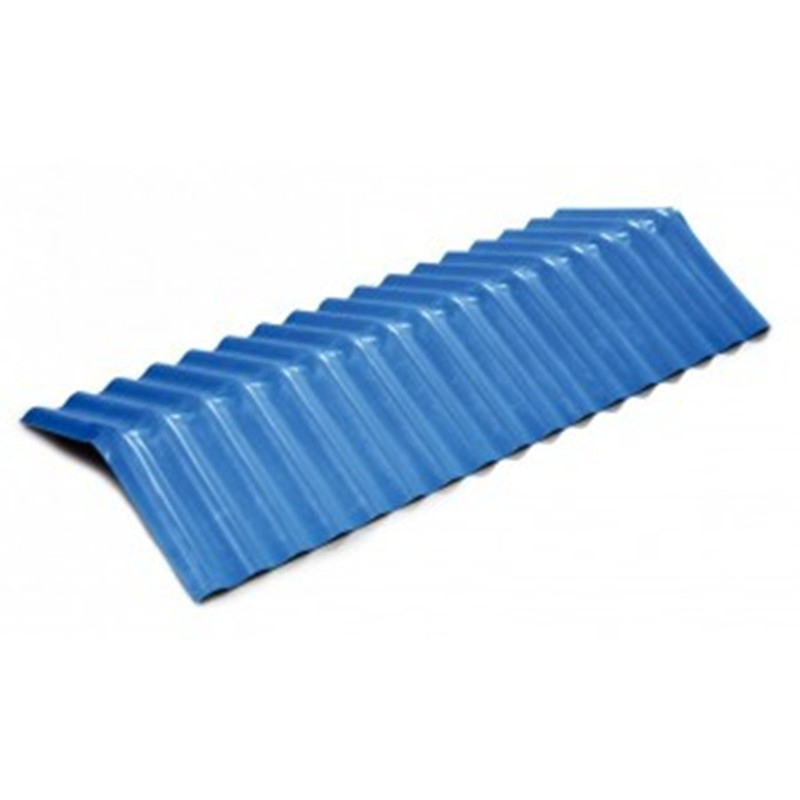 Cold Rolled Metal Roofing Tiles Ral Color Coated Glazed Steel Ridge Tile