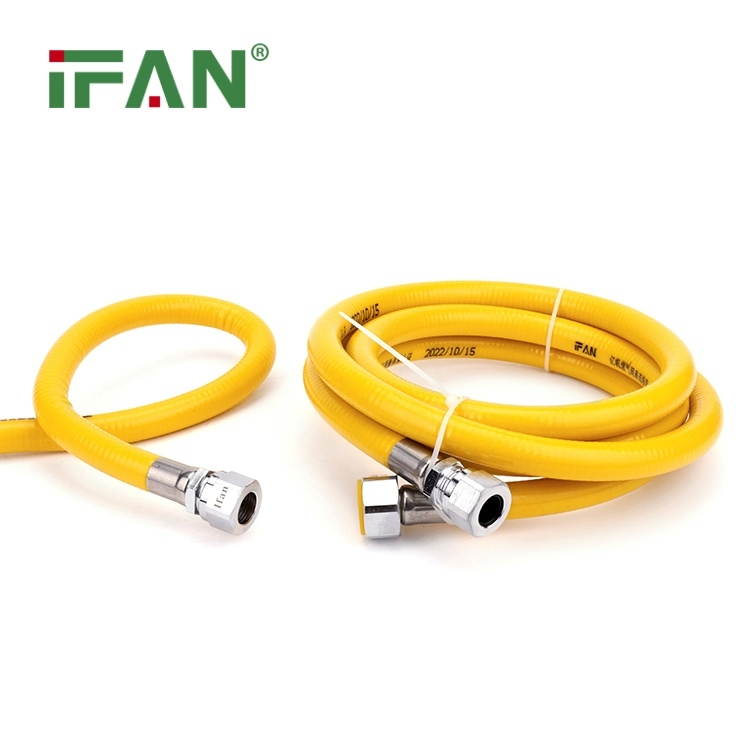 Ifan Professional Supply Stainless Steel Corrugated Gas Pipe Flexible Hose Pipe Flexible Hose