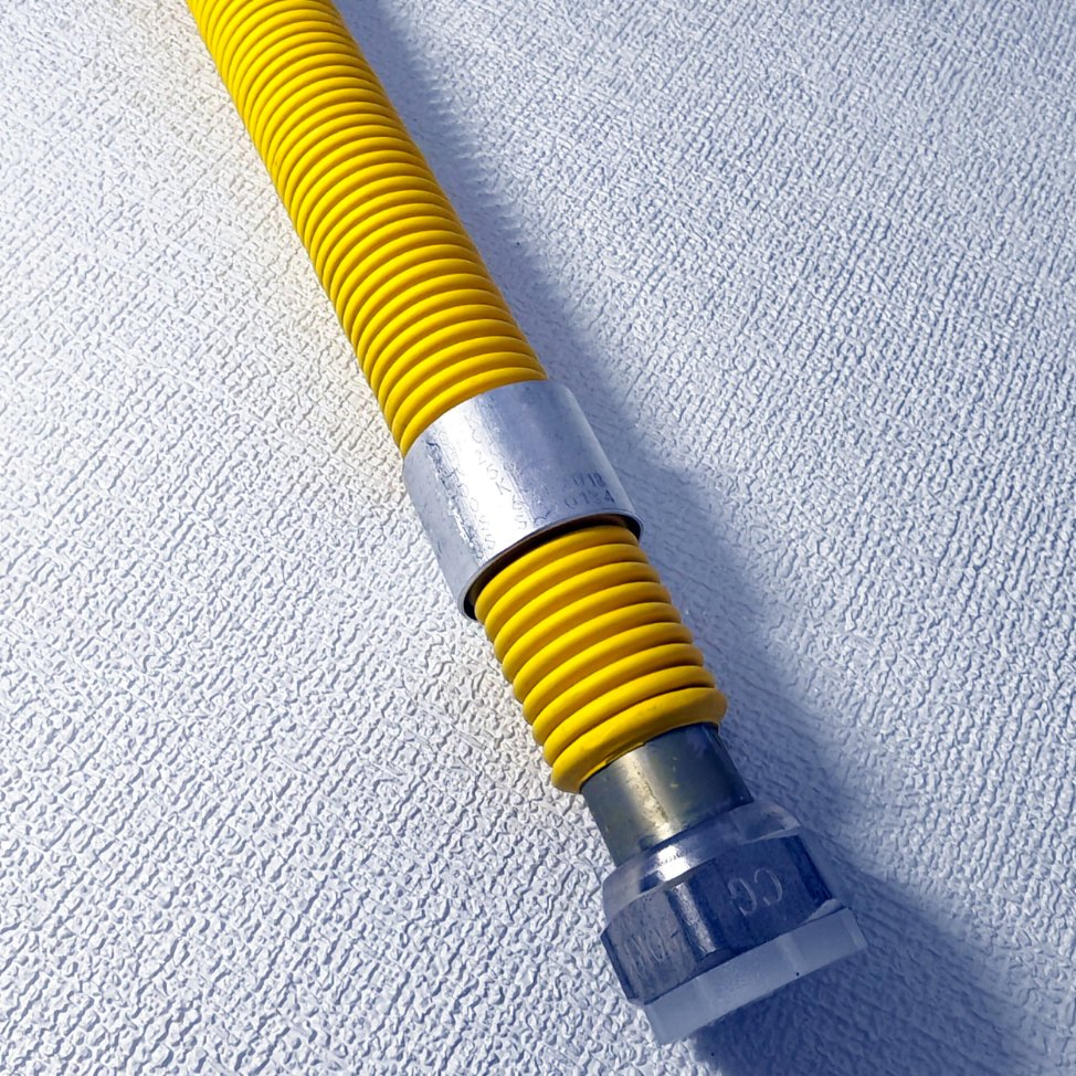Gas Service Metal Hose with Protective Jacket
