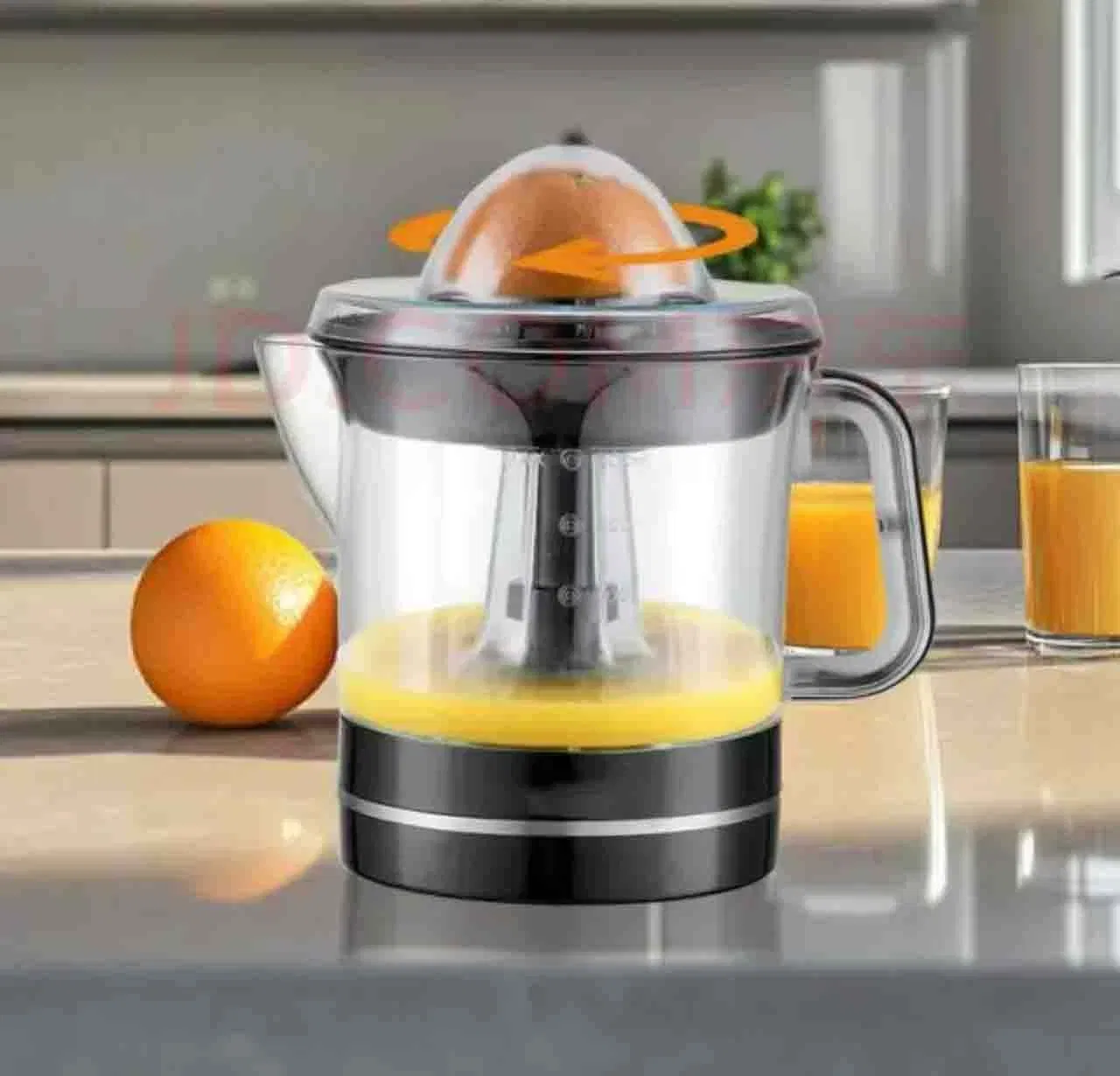 Electric Stainless Steel Juicer, Whole Fruit and Vegetable Centrifugal Juicer, Fast Juicing