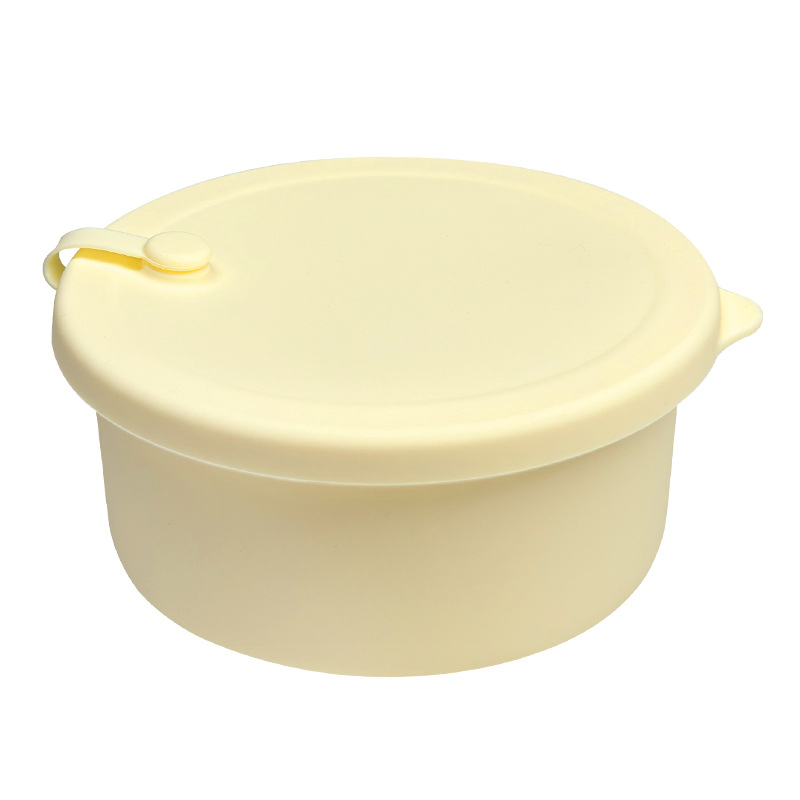 Customized Food-Grade Silicone Lunch Box, Silicone Bento Box, Microwaveable Lunch Box