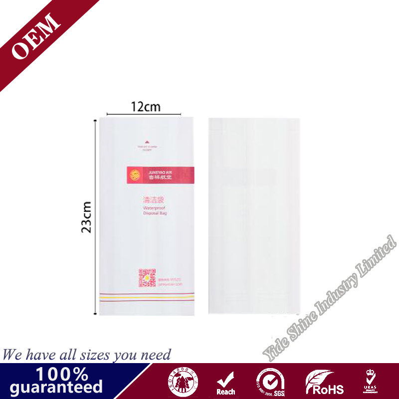 Custom Logo Printed Disposable Air Sickness Little Airsickness Paper Bags
