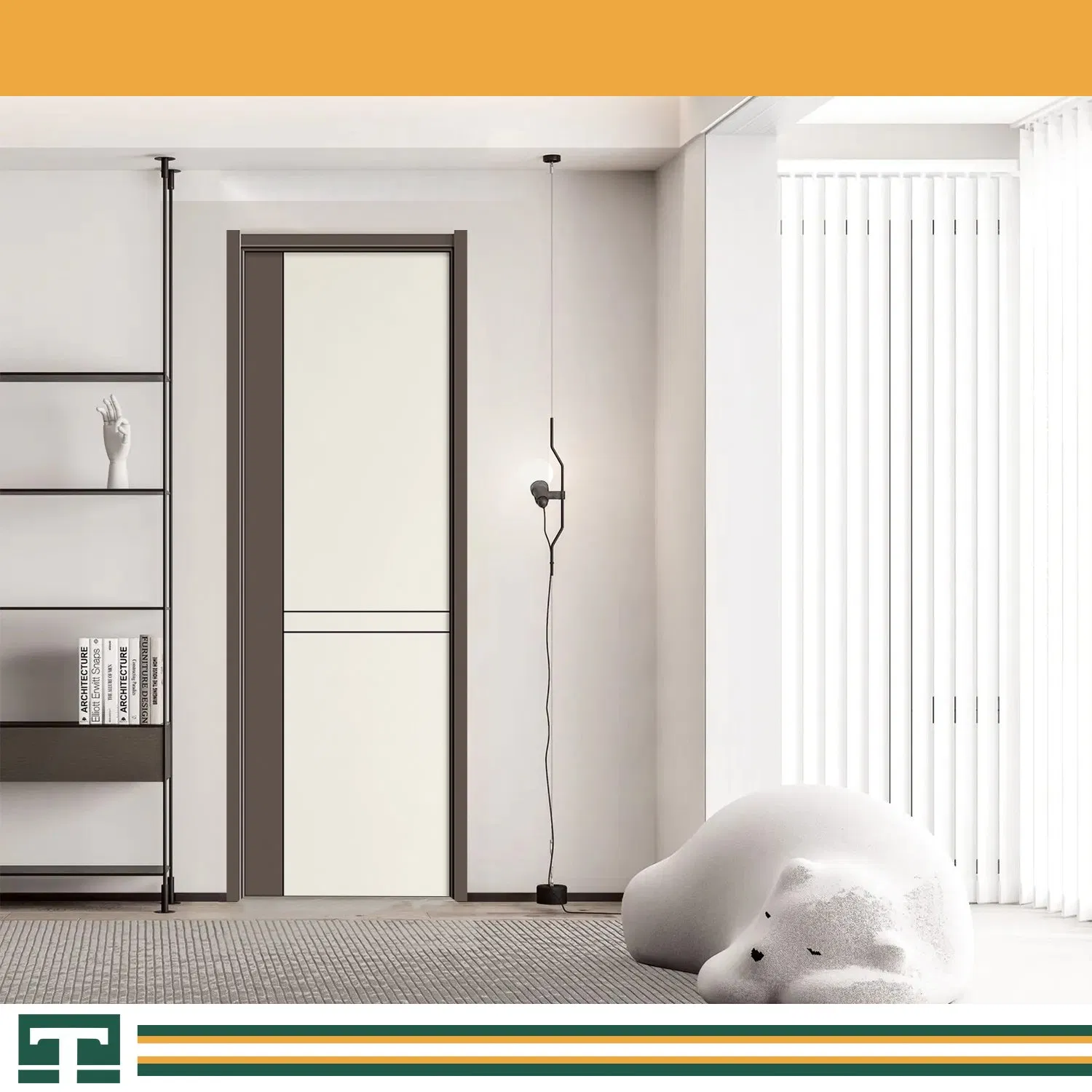 Modern Interior Room Main Oak Wooden Solid Wood Security WPC PVC Soundproof Sliding Entry Entrance Hotel Carbon Crystal Waterproof Secret Fire Rated Door